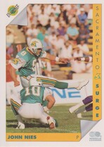 1992 Ultimate WLAF #140 John Nies