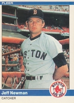 1984 Fleer Base Set #404 Jeff Newman