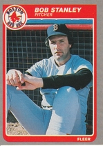 1985 Fleer Base Set #169 Bob Stanley