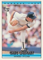 1992 Donruss Base Set #628 Greg Cadaret