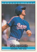 1992 Donruss Base Set #703 Rob Maurer