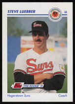 1991 Line Drive AA #240 Steve Luebber