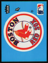 1985 Fleer Team Stickers #NNO Red Sox (Logo)