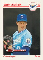 1991 Line Drive AAA #335 Greg Everson