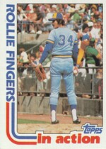 1982 Topps Base Set #586 Rollie Fingers