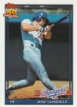 1991 Topps Base Set #279 Jose Gonzalez