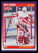 1991 Score Base Set #387 Dave Gagnon