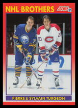 1991 Score Canadian (Bilingual) #267 Pierre Turgeon|Sylvain Turgeon