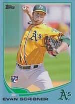 2013 Topps Blue Wal-Mart Exclusive Series 2 #521 Evan Scribner