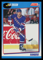 1991 Score Canadian (Bilingual) #484 Jan Erixon