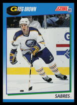 1991 Score Canadian (English) #518 Greg Brown