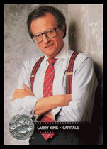 1991 Pro Set Platinum #292 Larry King