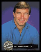 1991 Pro Set Platinum #296 Rick Hansen