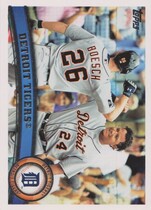 2011 Topps Base Set Series 2 #612 Detroit