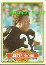 1980 Topps Base Set #195 Lester Hayes