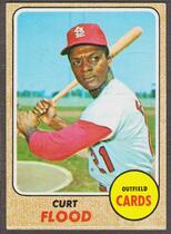 1968 Topps Base Set #180 Curt Flood