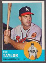 1963 Topps Base Set #481 Bob Taylor