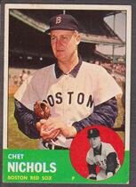 1963 Topps Base Set #307 Chet Nichols