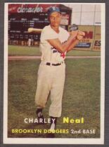 1957 Topps Base Set #242 Charlie Neal
