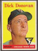 1958 Topps Base Set #290 Dick Donovan