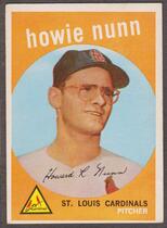 1959 Topps Base Set #549 Howie Nunn