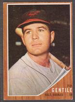 1962 Topps Base Set #290 Jim Gentile