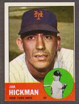 1963 Topps Base Set #107 Jim Hickman