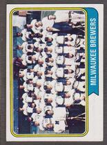 1974 Topps Base Set #314 Brewers Team