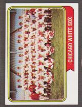 1974 Topps Base Set #416 White Sox Team