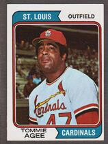 1974 Topps Base Set #630 Tommie Agee