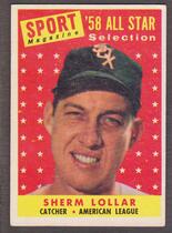 1958 Topps Base Set #491 Sherm Lollar