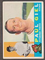 1960 Topps Base Set #526 Paul Giel