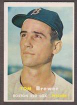 1957 Topps Base Set #112 Tom Brewer