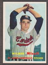 1957 Topps Base Set #113 Wilmer Mizell