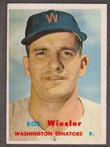 1957 Topps Base Set #126 Bob Wiesler