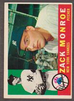 1960 Topps Base Set #329 Zack Monroe