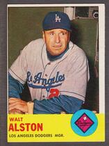 1963 Topps Base Set #154 Walter Alston