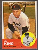 1963 Topps Base Set #176 Jim King