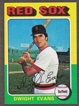 1975 Topps Base Set #255 Dwight Evans