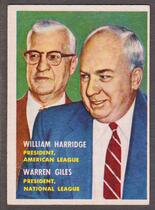 1957 Topps Base Set #100 League Presidents