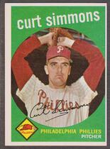 1959 Topps Base Set #382 Curt Simmons