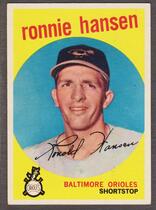 1959 Topps Base Set #444 Ronnie Hansen