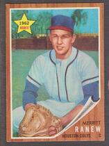 1962 Topps Base Set #156 Merritt Ranew