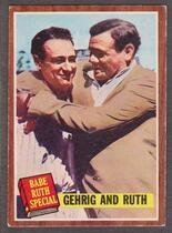 1962 Topps Base Set #140 Gehrig & Ruth