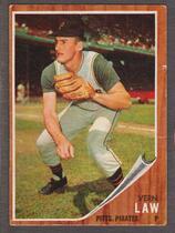 1962 Topps Base Set #295 Vern law