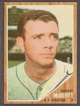 1962 Topps Base Set #493 Danny McDevitt