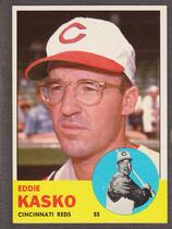 1963 Topps Base Set #498 Eddie Kasko
