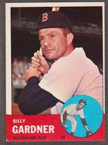 1963 Topps Base Set #408 Billy Gardner