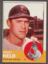 1963 Topps Base Set #435 Woodie Held