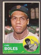 1963 Topps Base Set #428 Carl Boles